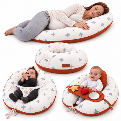 EverNest, coussin de grossesse XL 160 cm évolutif 5 en 1 | Lianur